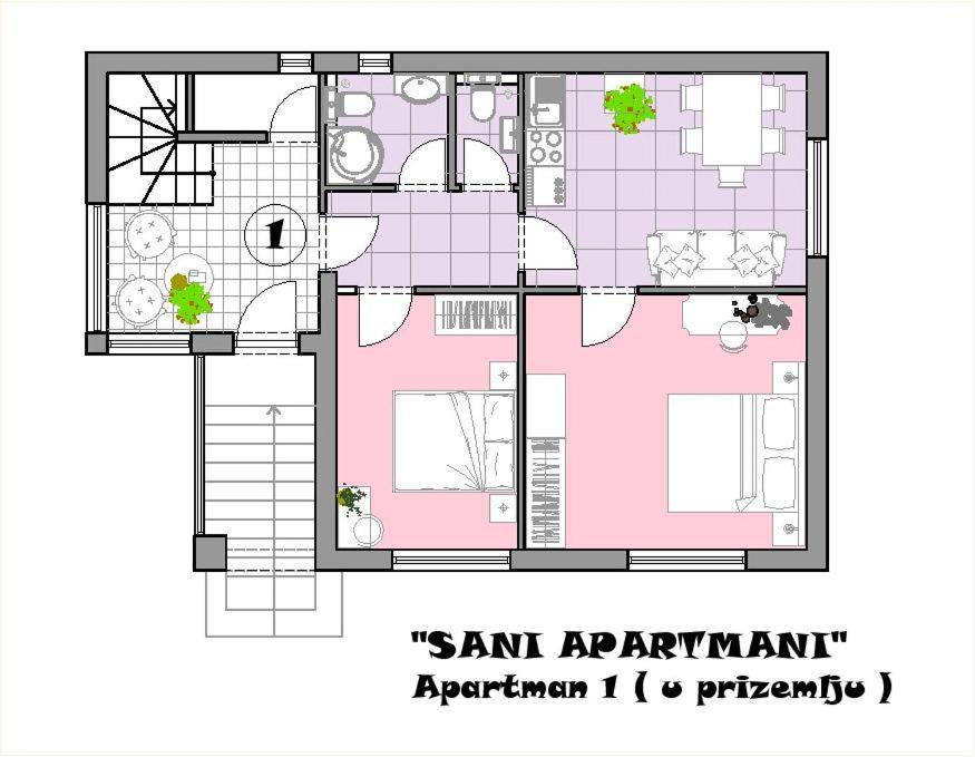 Sani Apartments Začretje Exteriör bild