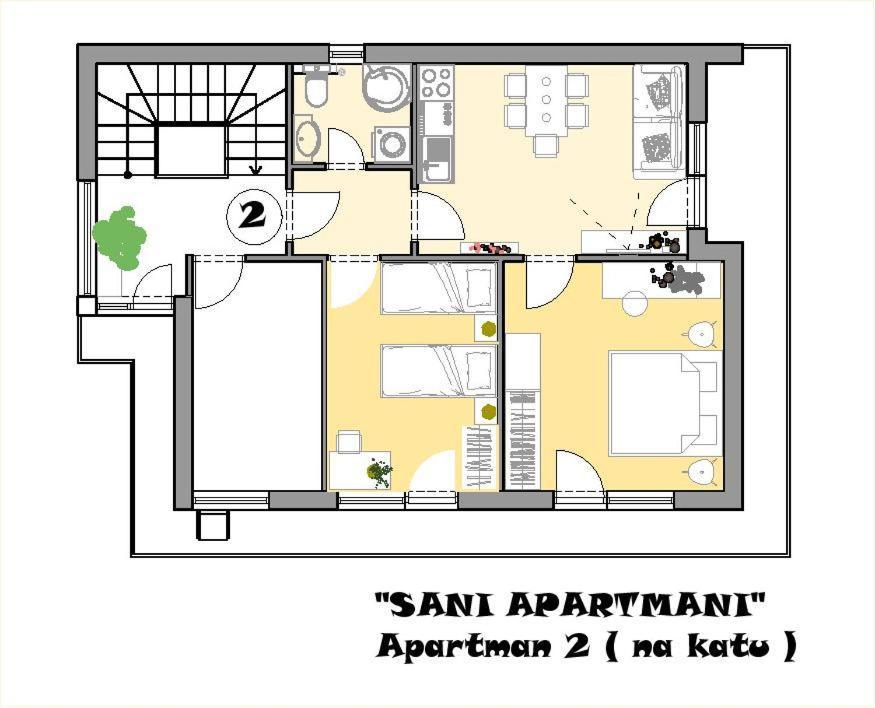 Sani Apartments Začretje Exteriör bild